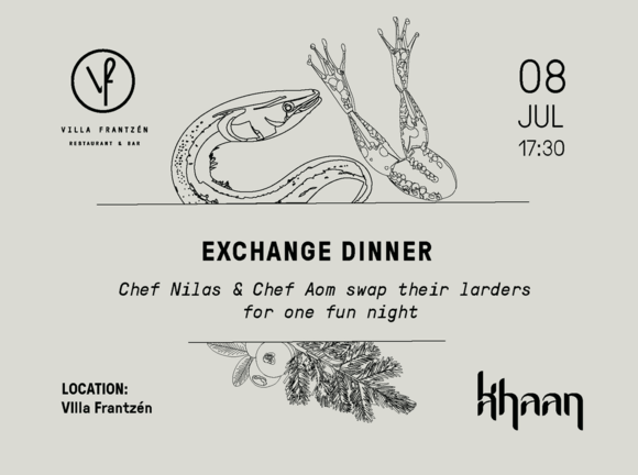 Villa Frantzén and Khaan Bangkok Present: Exchange Dinner